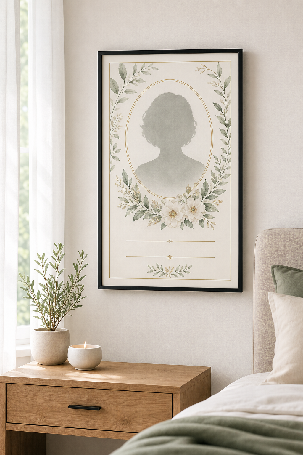 Personalized Memorial Framed Poster product photo